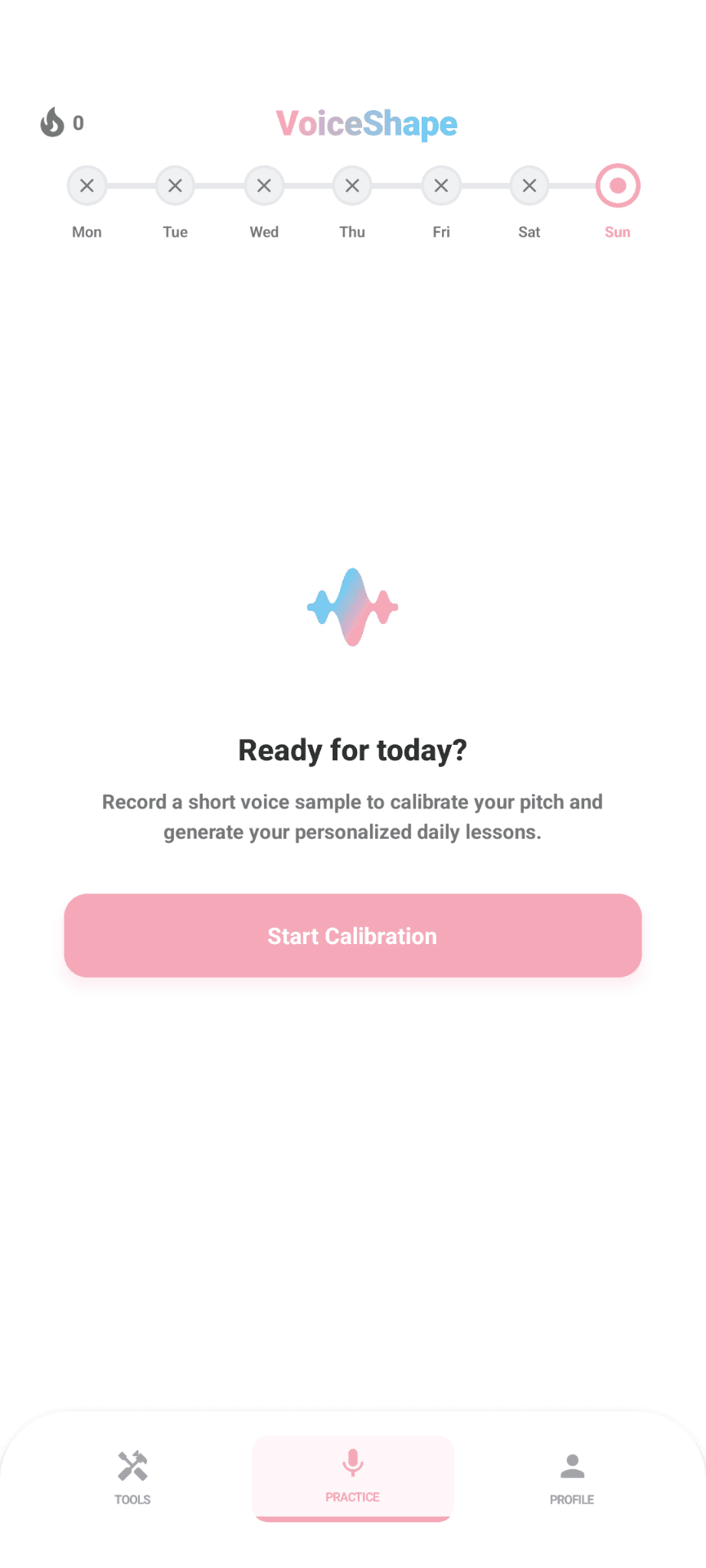VoiceShape app